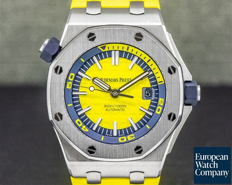 audemars piguet diver yellow|Audemars Piguet diver price.